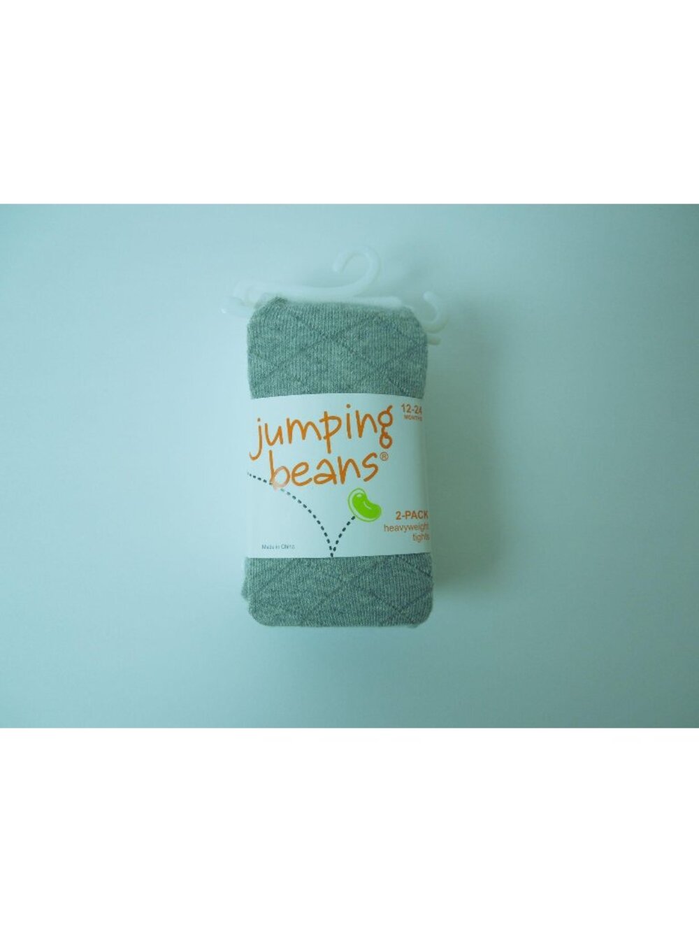 Infant Toddler Girl Jumping Beans 2-Pack Heavyweight Tights Hosiery Size 12-24M